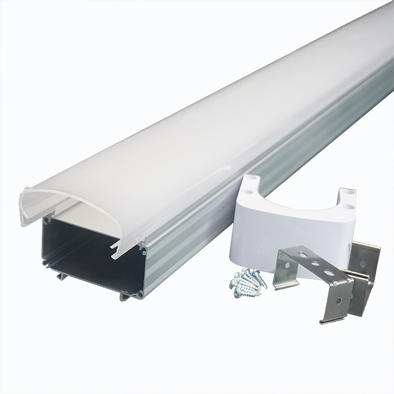 LED Tri-Proof Linear Luminaire Aluminum Profile Channel Extruded Batten Light Fixtures