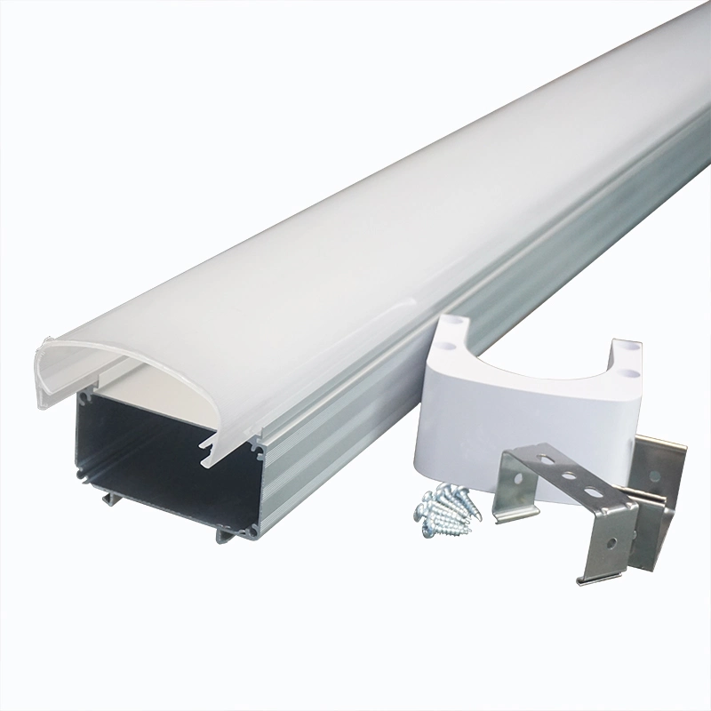 2020 New Design Aluminum Profile for LED Linear Light IP65 IP66 PC Diffuser Aluminum Extrusion Profile