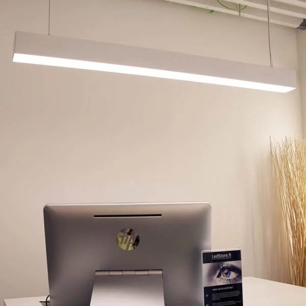 Tw-Aluminum Profile Modern Commercial Suspended Lights Pendant Hanging Lighting Ceiling Lamps LED Linear Fixtures Chandelier