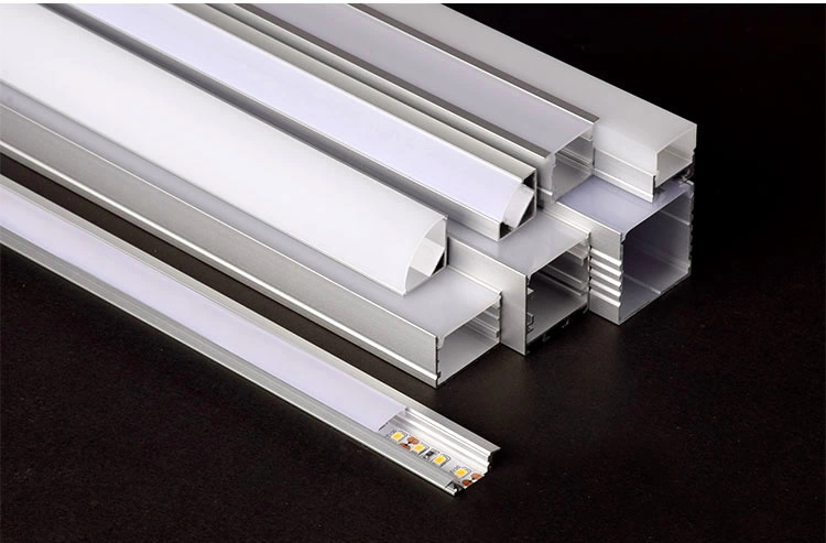 Cabinet Curve Aluminum Profile Wall up Lights for LED Linear Channel Lighting Set