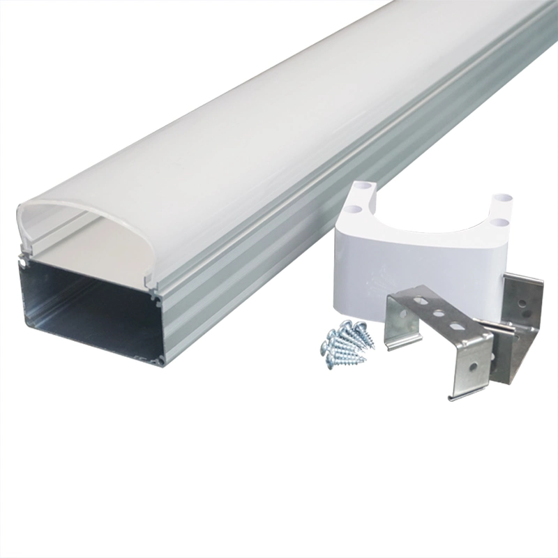 2020 New Design Aluminum Profile for LED Linear Light IP65 IP66 PC Diffuser Aluminum Extrusion Profile