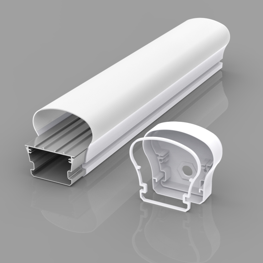 LED Linear Lighting Tri-Proof Light Tube Circular LED Aluminum Profiles for LED Aluminum Cabinet
