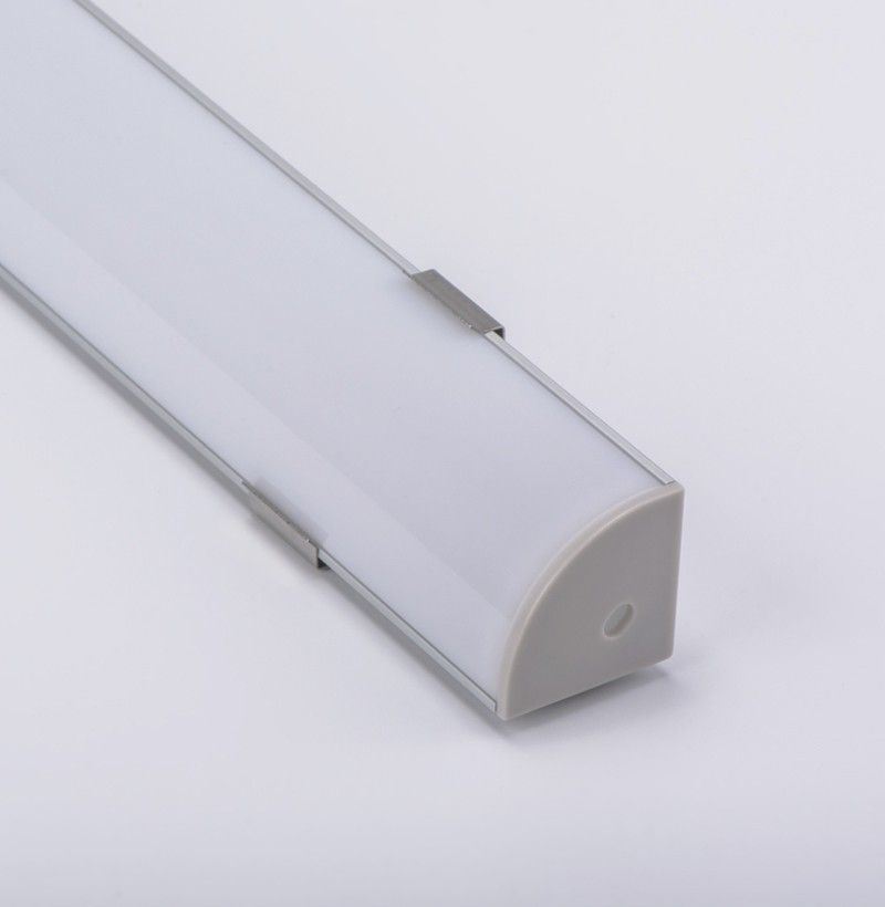 Alu3030 V Shape Aluminum Extrusion Channels 90 Degree Strip Channel Corner Mount LED Profile
