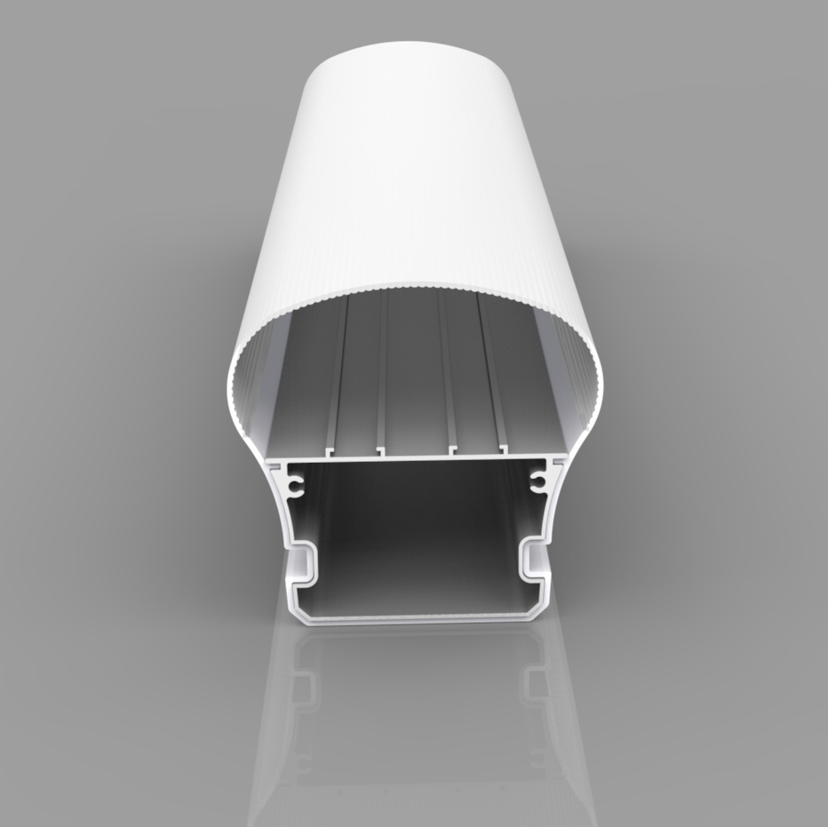 LED Linear Lighting Tri-Proof Light Tube Circular LED Aluminum Profiles for LED Aluminum Cabinet
