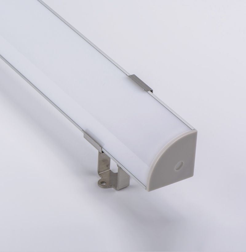 Alu3030 V Shape Aluminum Extrusion Channels 90 Degree Strip Channel Corner Mount LED Profile