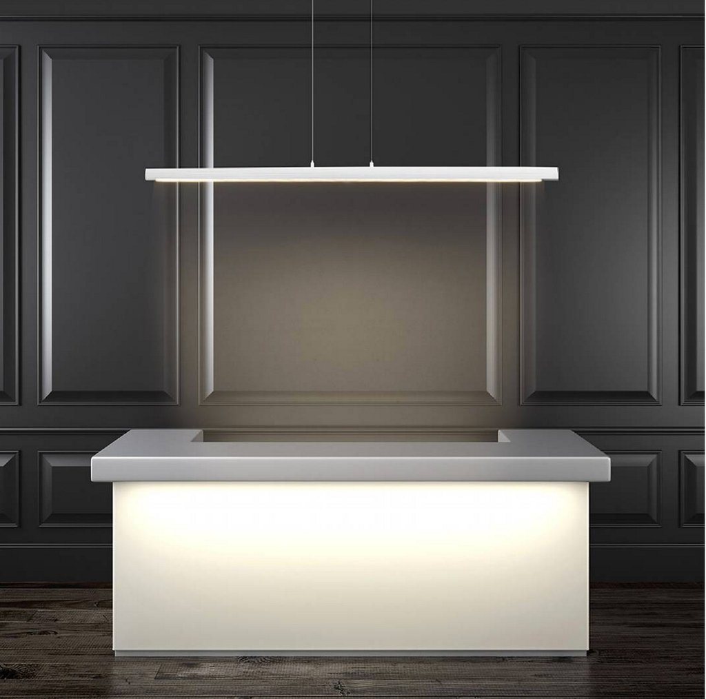 Hanging Suspended LED Pendant Light Aluminum Profiles for Suspension Office LED Lights