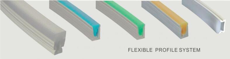 UV Resistant + Waterproof Flexible IP67 LED PMMA Extrusion Profile