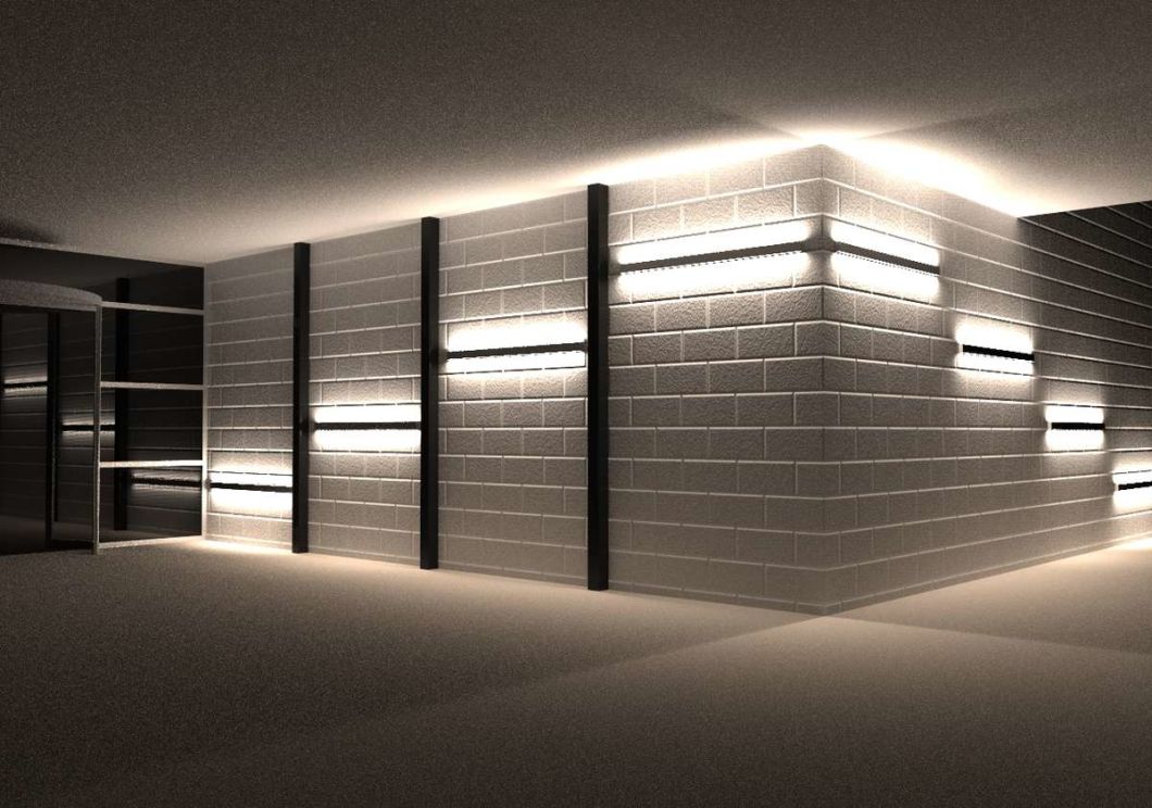 Double Sided LED Channel Wall Washer up and Down Aluminium Profile Channel for LED Strip